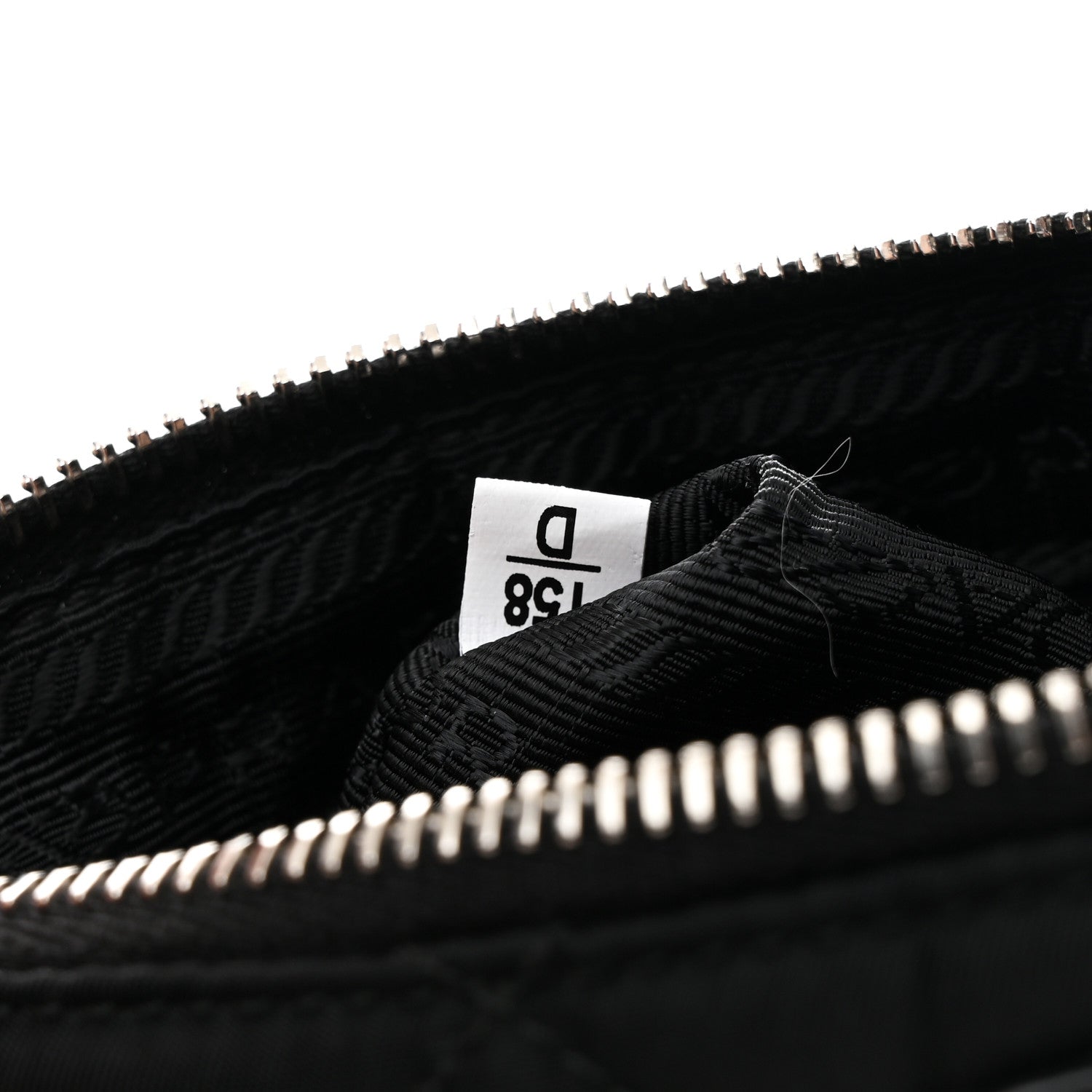 Prada Nylon Tessuto Impuntu Quilted Crossbody Bag Black 7 of 10