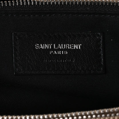 Saint Laurent Calfskin Y Quilted Monogram Large Loulou Shopper Nude Powder 8 of 10