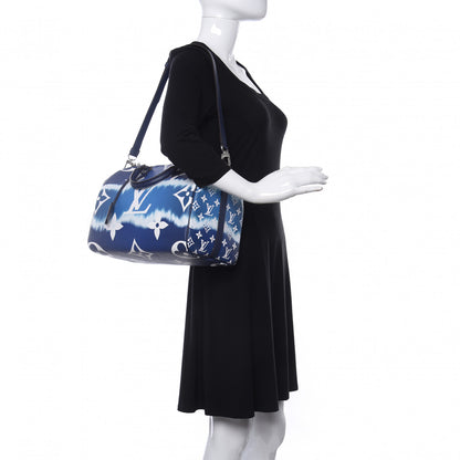 Louis Vuitton Monogram Escale Speedy Bandouliere 30 Blue 2 of 10