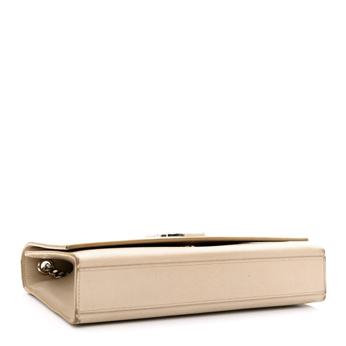 Grain De Poudre Medium Classic Monogram Kate Satchel Sable Beige