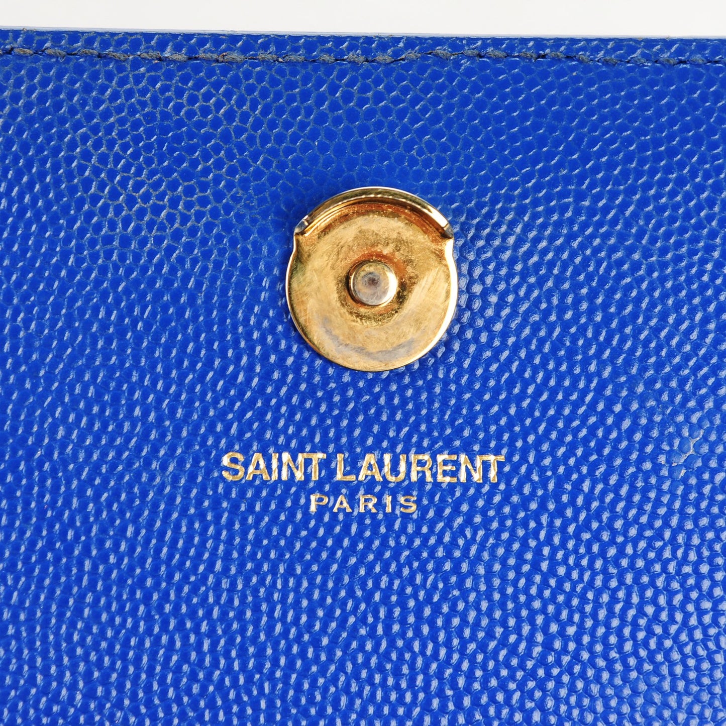 Grain De Poudre Small Classic Monogram Satchel Royal Blue