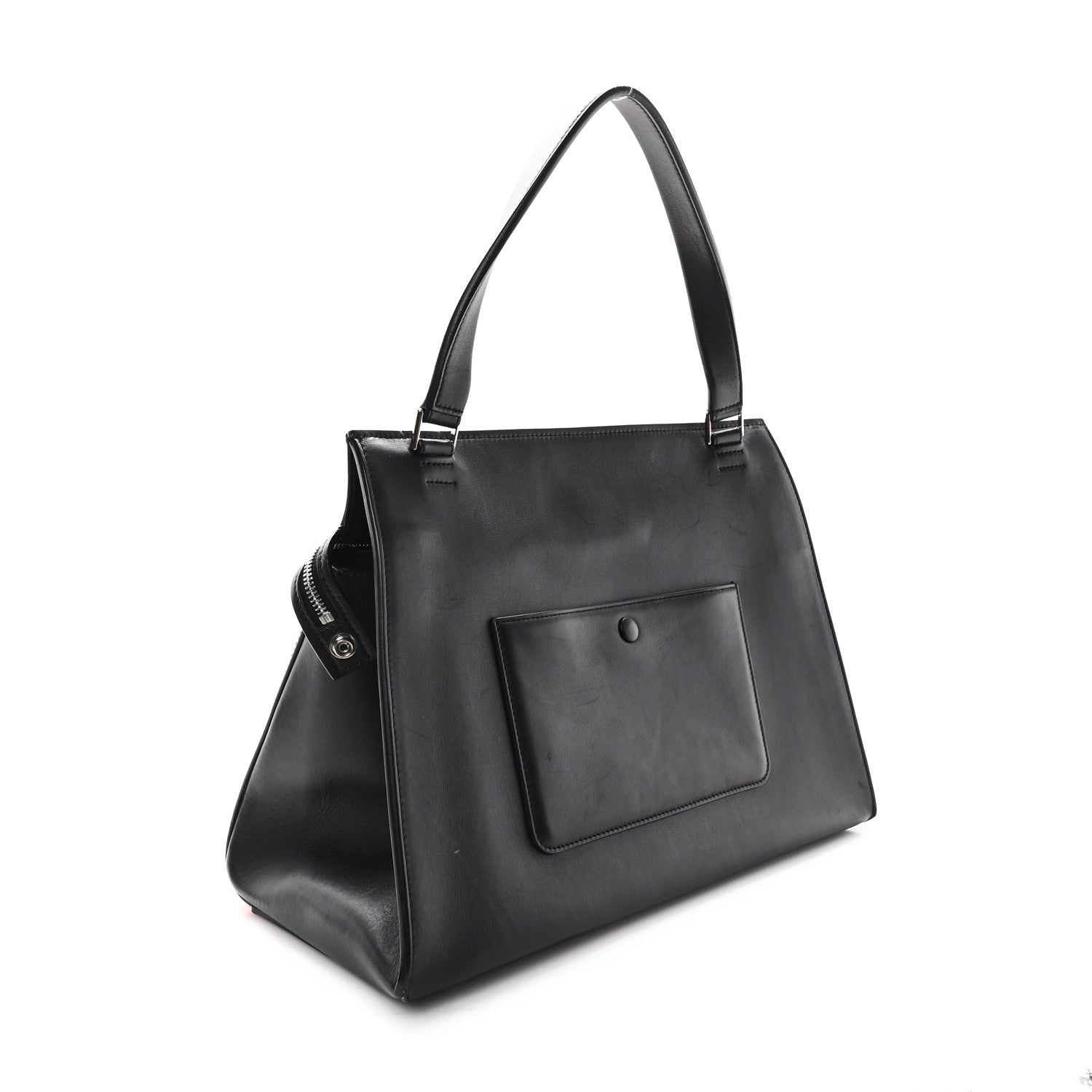 Celine Pony Hair Medium Edge Shoulder Bag Vermillion 2 of 11