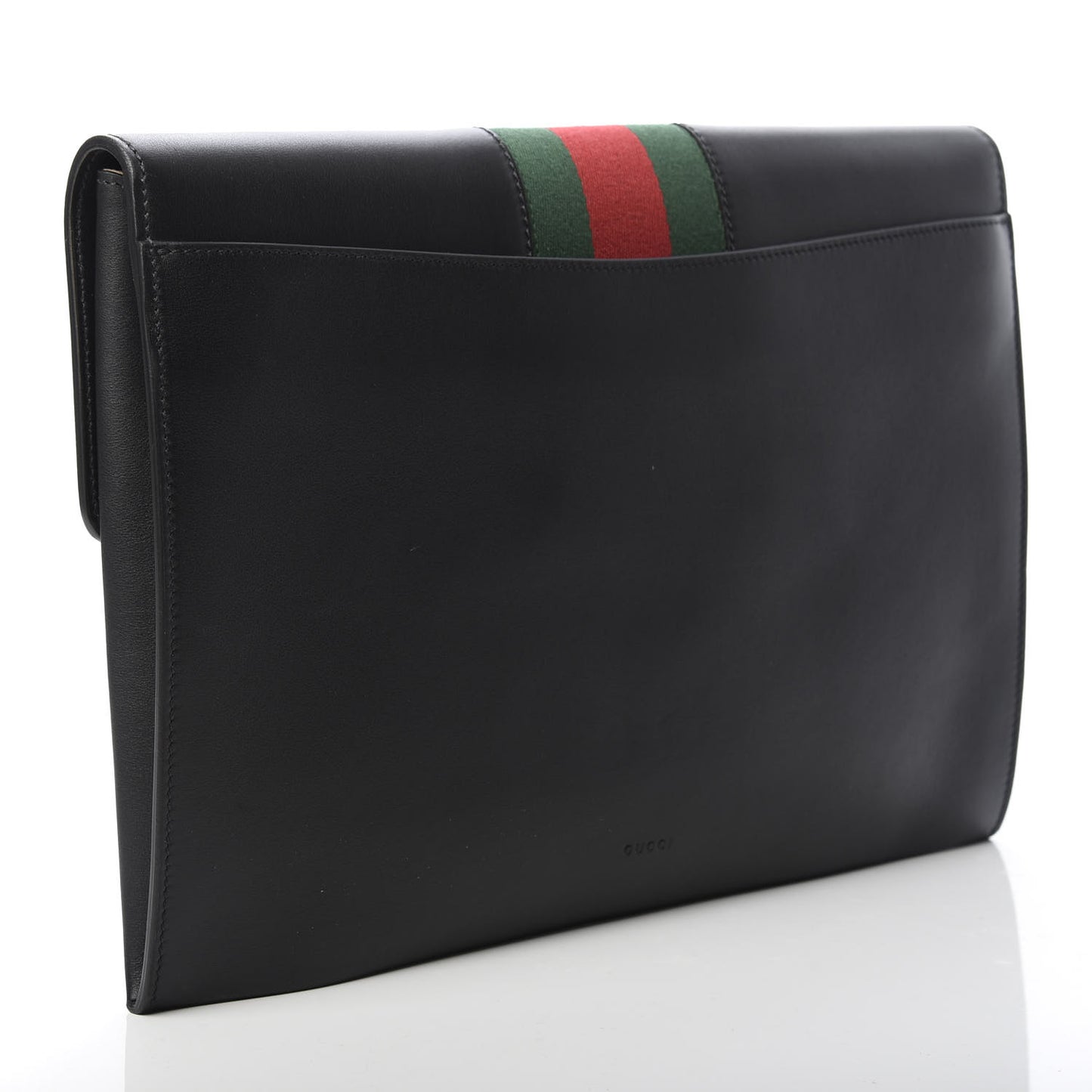 Calfskin Maxi Sylvie Clutch Black