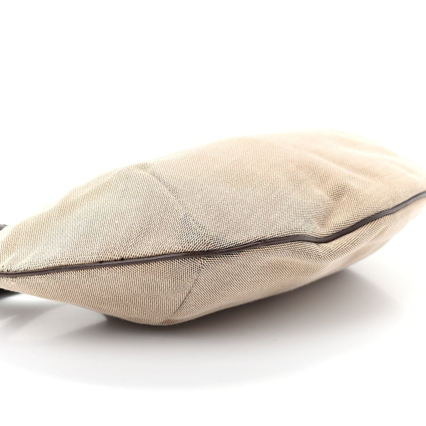 Canvas Web Hobo Natural Dark Brown