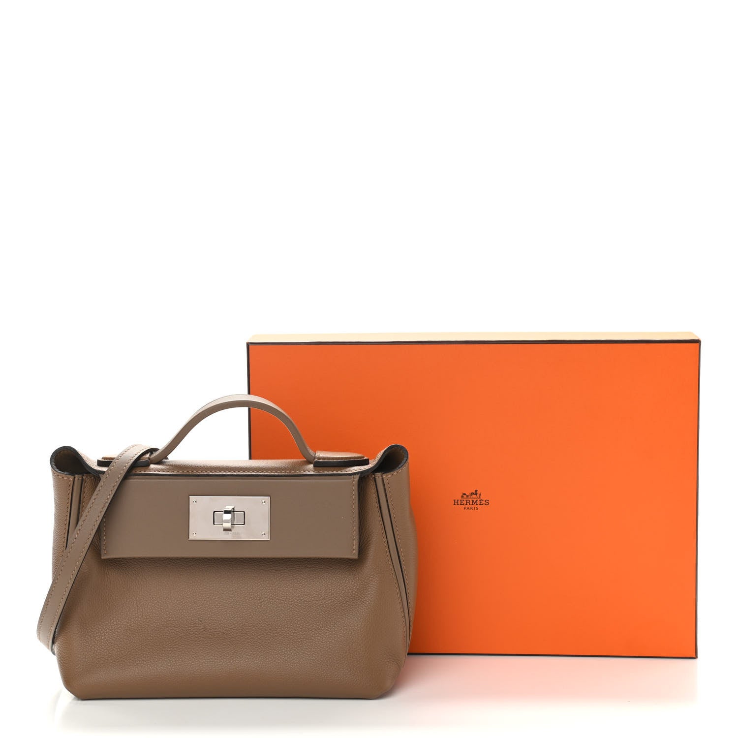 Hermes Evercolor Swift 24/24 21 Beige De Weimar Etoupe 11 of 11