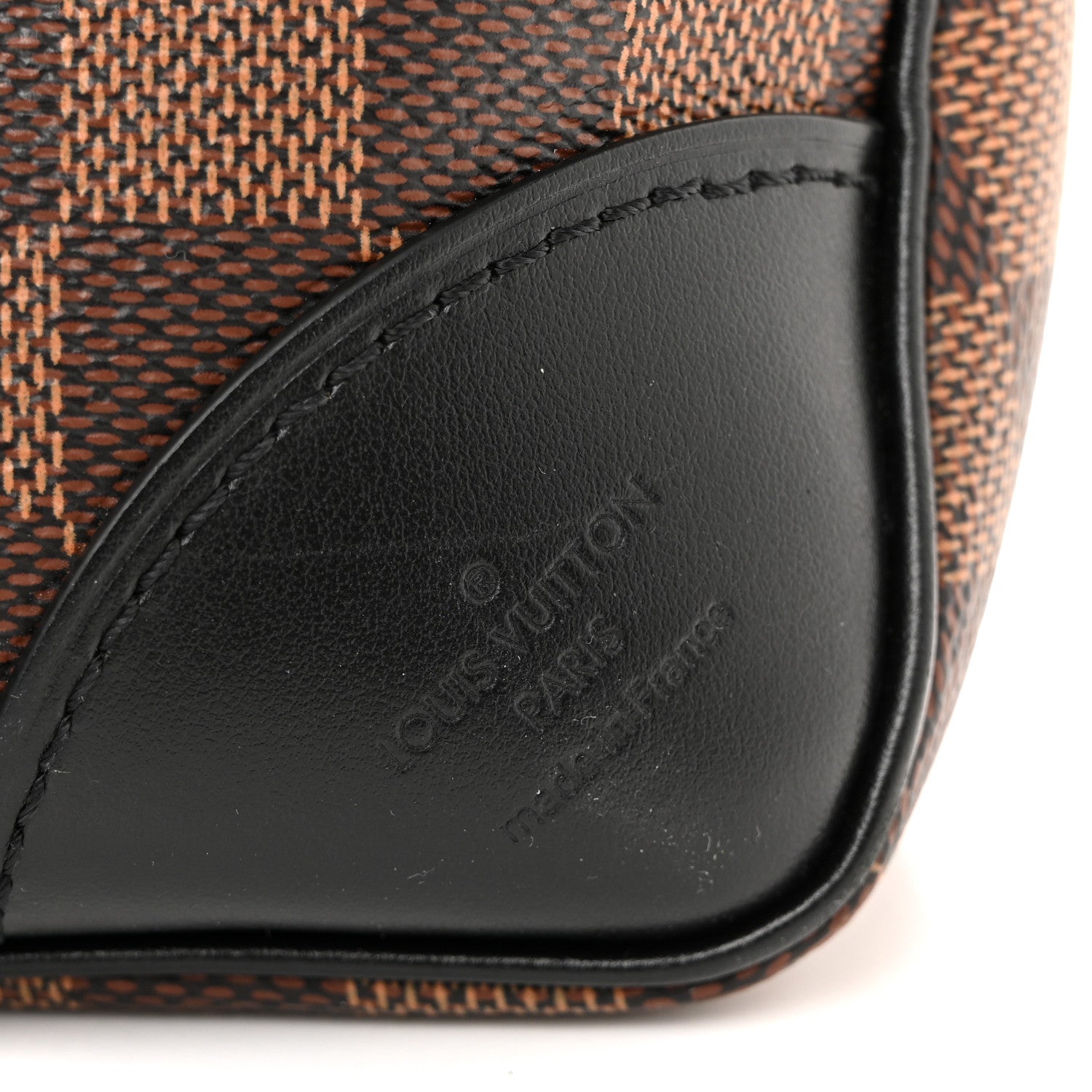 Louis Vuitton Damier Ebene Odeon MM Black Black 7 of 22