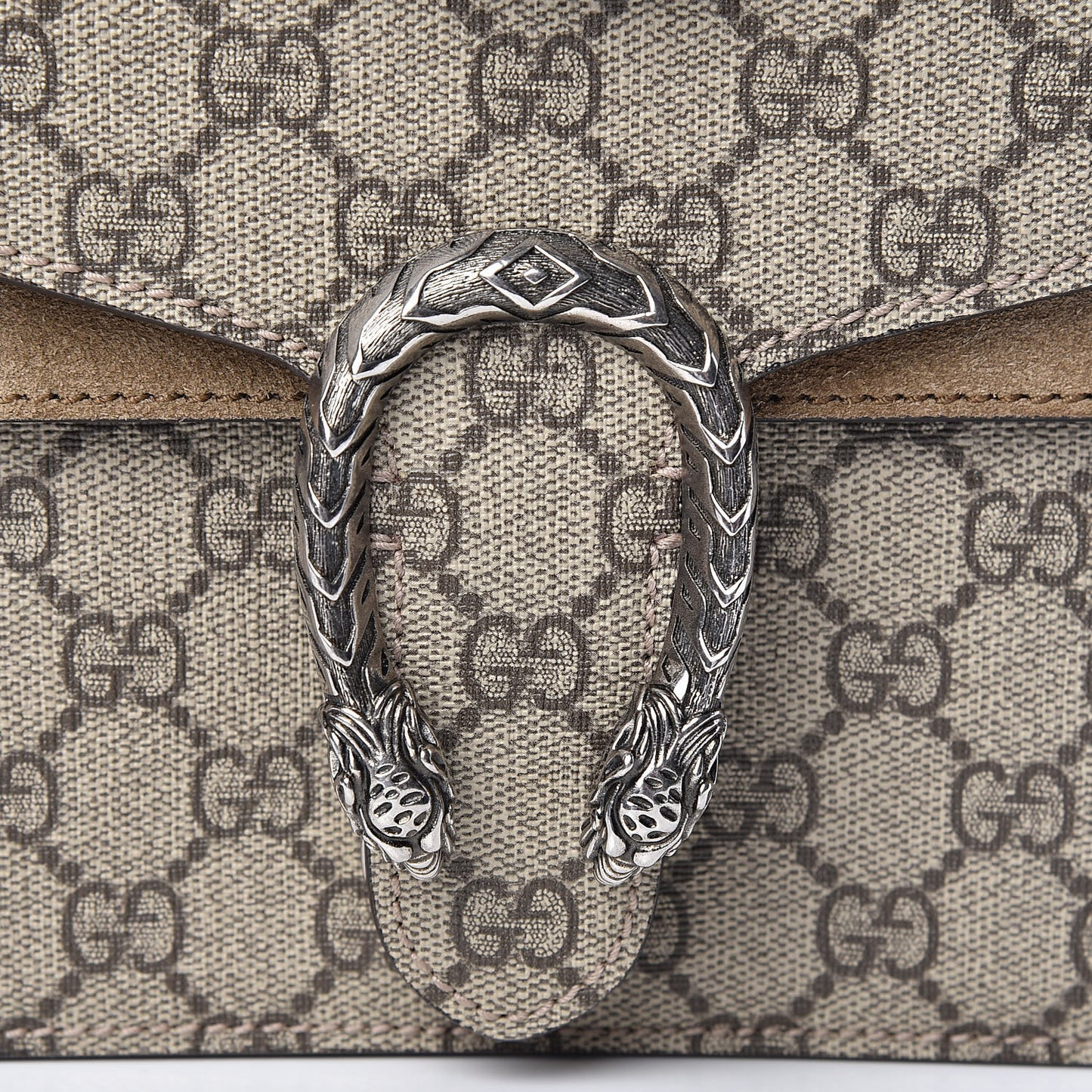 GG Supreme Monogram Mini Dionysus Shoulder Bag Taupe