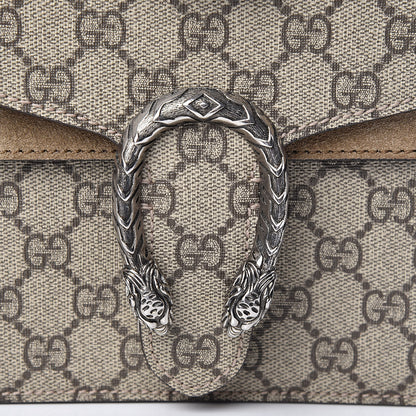Gucci GG Supreme Monogram Mini Dionysus Shoulder Bag Taupe 8 of 10