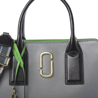 Marc Jacobs Saffiano Big Shot Tote Slate Multicolor 9 of 11
