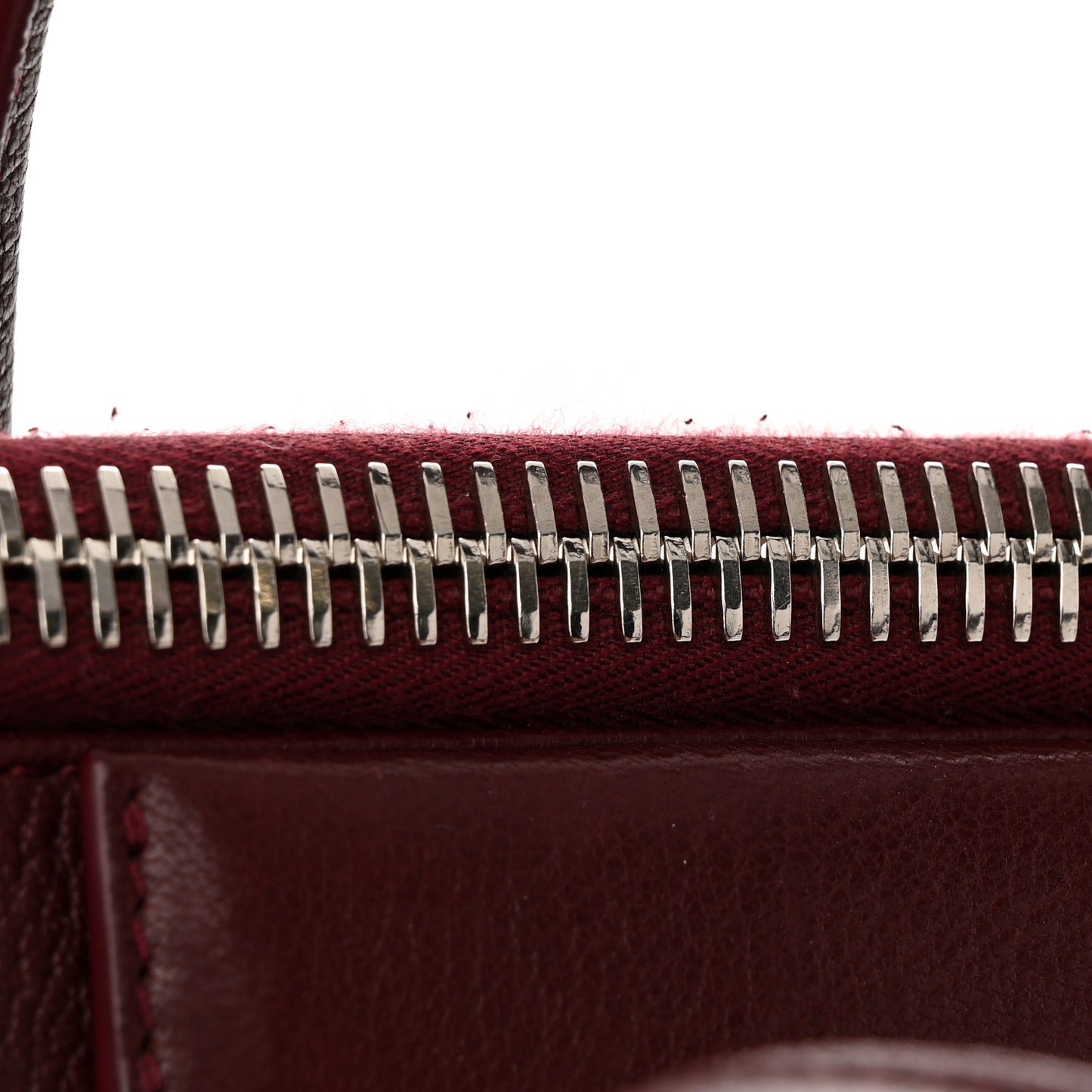 Sugar Goatskin Medium Antigona Oxblood