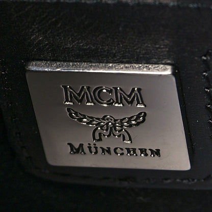 MCM Visetos Boston Bag Black 6 of 13