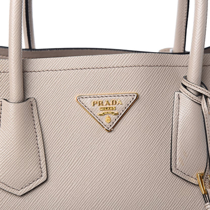 Prada Saffiano Cuir Large Double Bag Pomice 14 of 14
