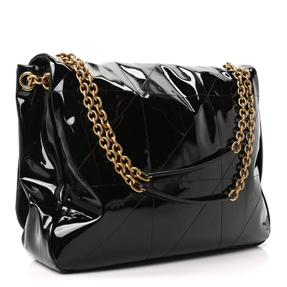 Saint Laurent Patent Matelasse Monogram Large Jamie 4.3 Black 3 of 10