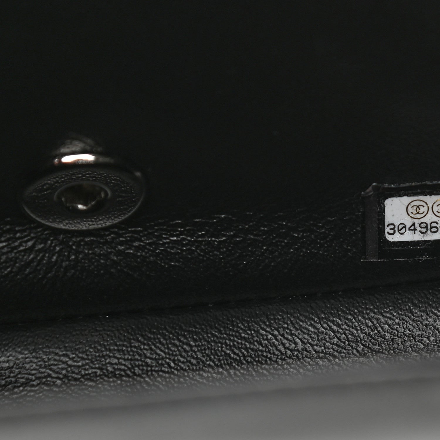 Chanel Lambskin Quilted Mini Square Flap Black 7 of 14