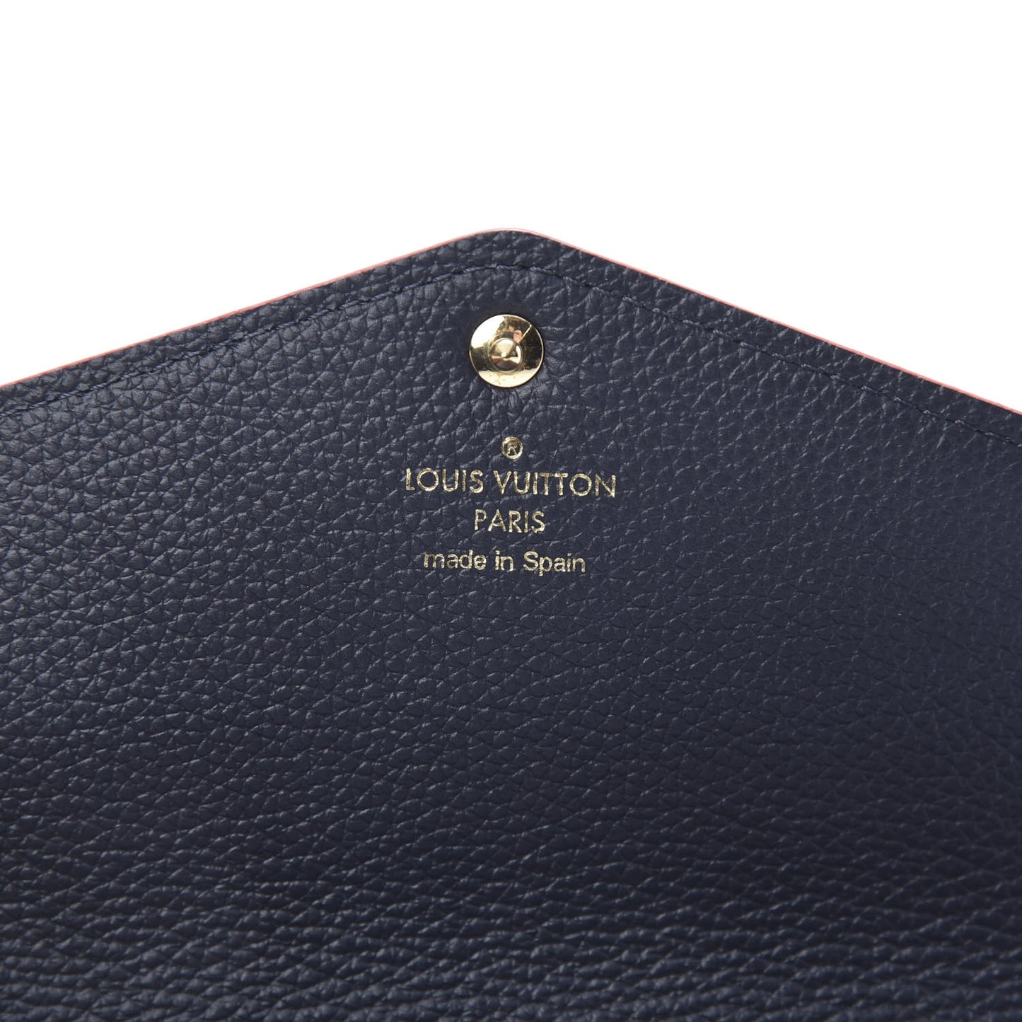 Empreinte Sarah Wallet NM Marine Rouge