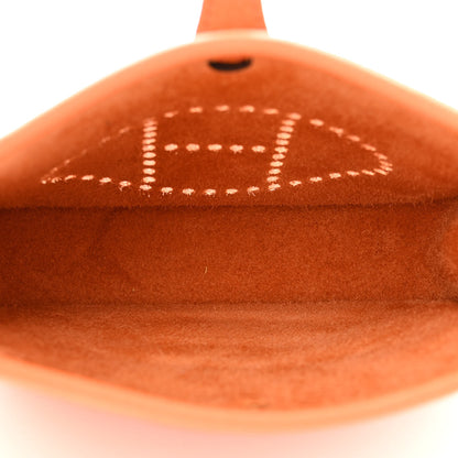 Hermes Taurillon Clemence Evelyne TPM Orange 5 of 11