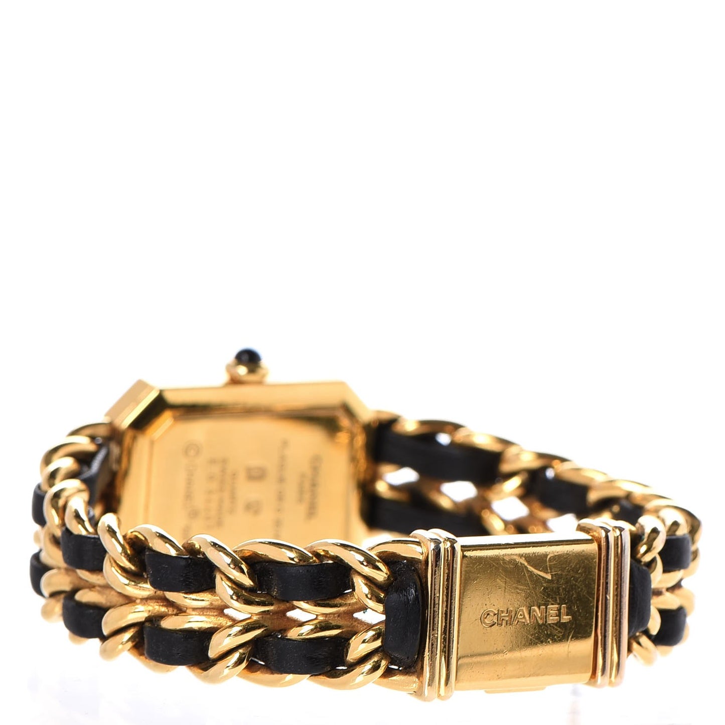 Stainless Steel Lambskin 20mm Chain Premiere Quartz Watch Gold M