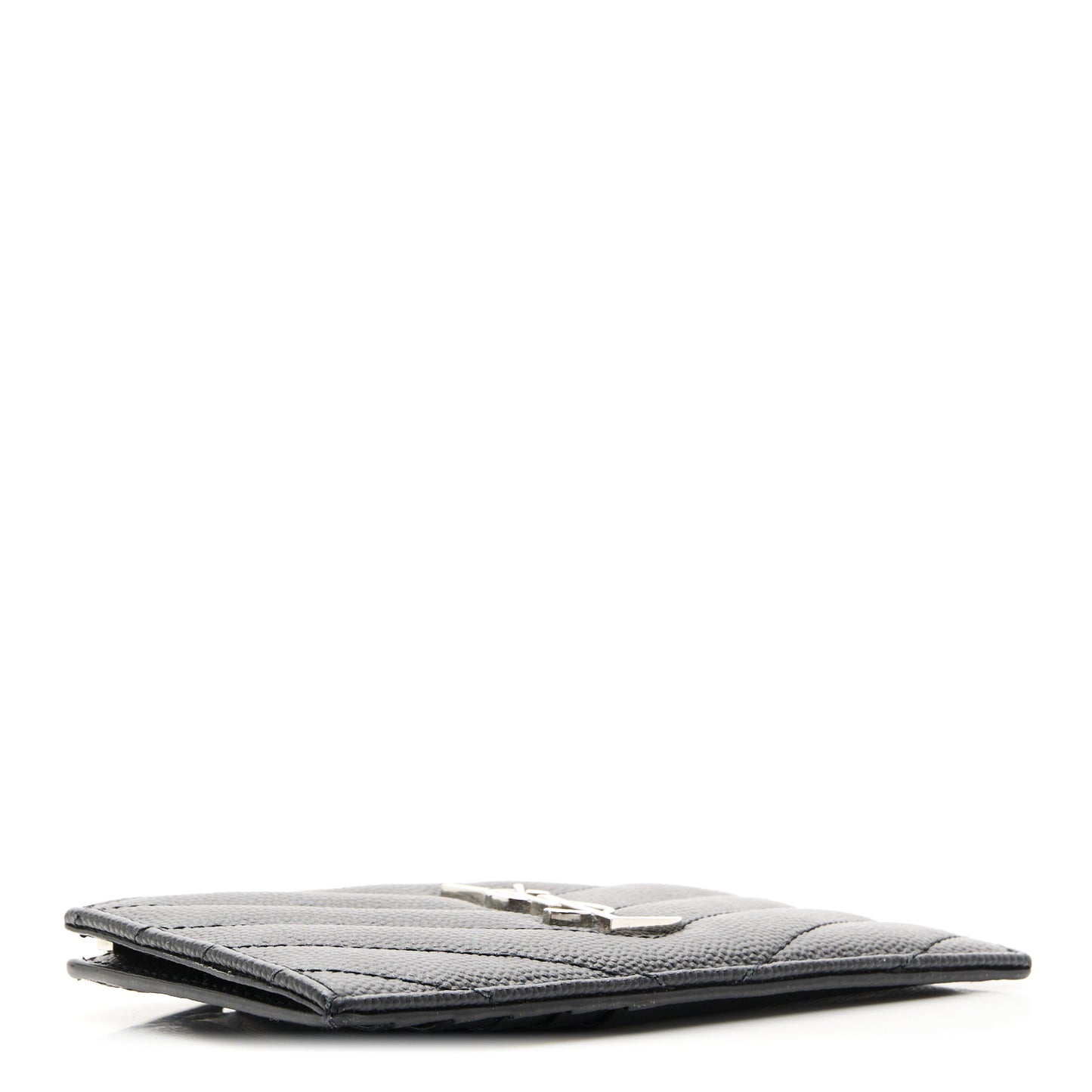 Monogram Grain de Poudre 5 Fragments Zip Pouch Card Holder Black