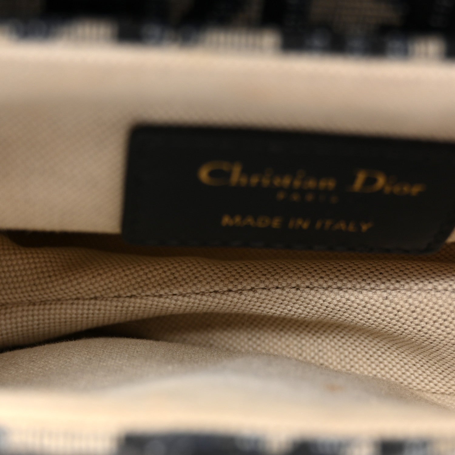 Christian Dior Oblique Mini Saddle Bag Blue 4 of 8
