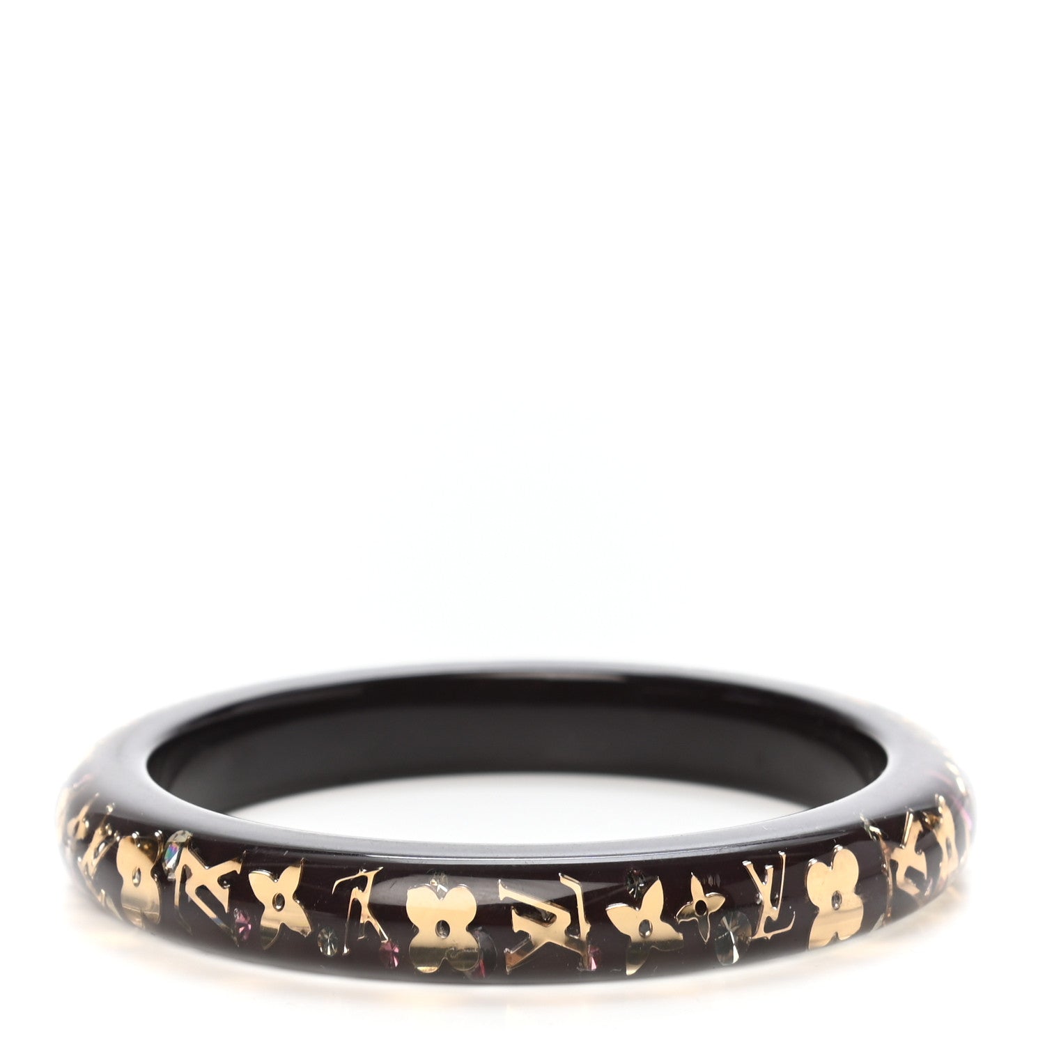 Louis Vuitton Resin Swarovski Medium Inclusion Bracelet PM Amarante 3 of 3