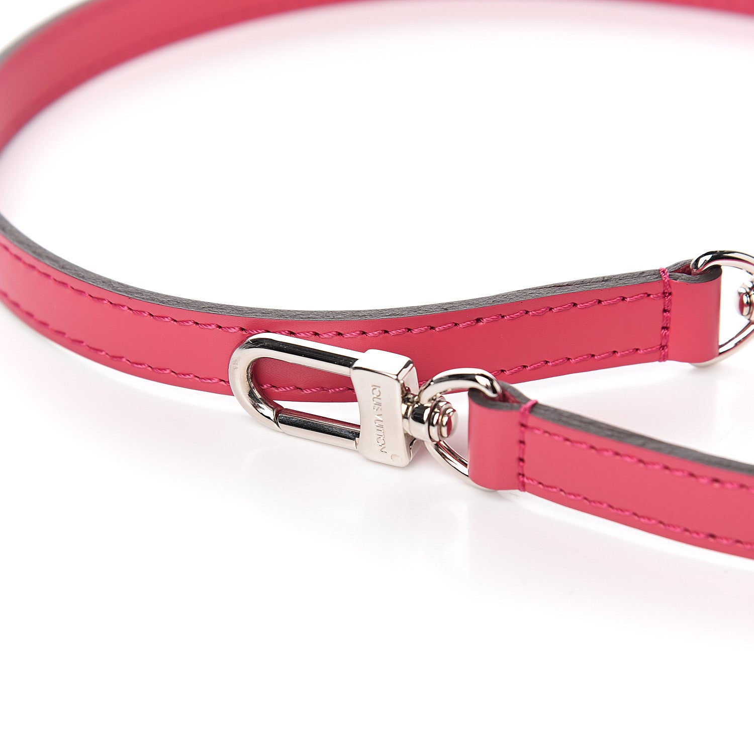 Louis Vuitton Calfskin 16mm Shoulder Strap Fuchsia 4 of 5