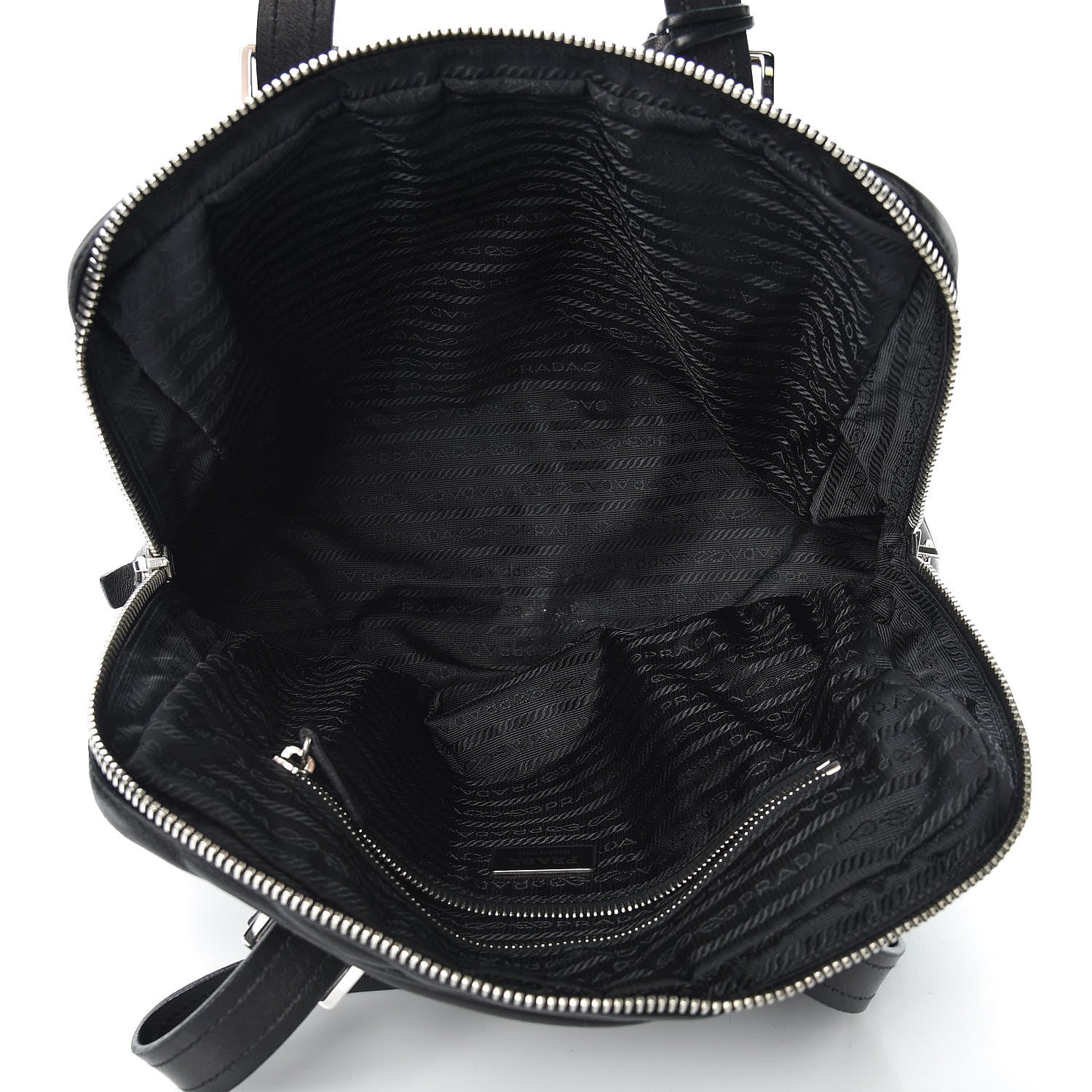 Prada Nappa Satchel Black 5 of 19