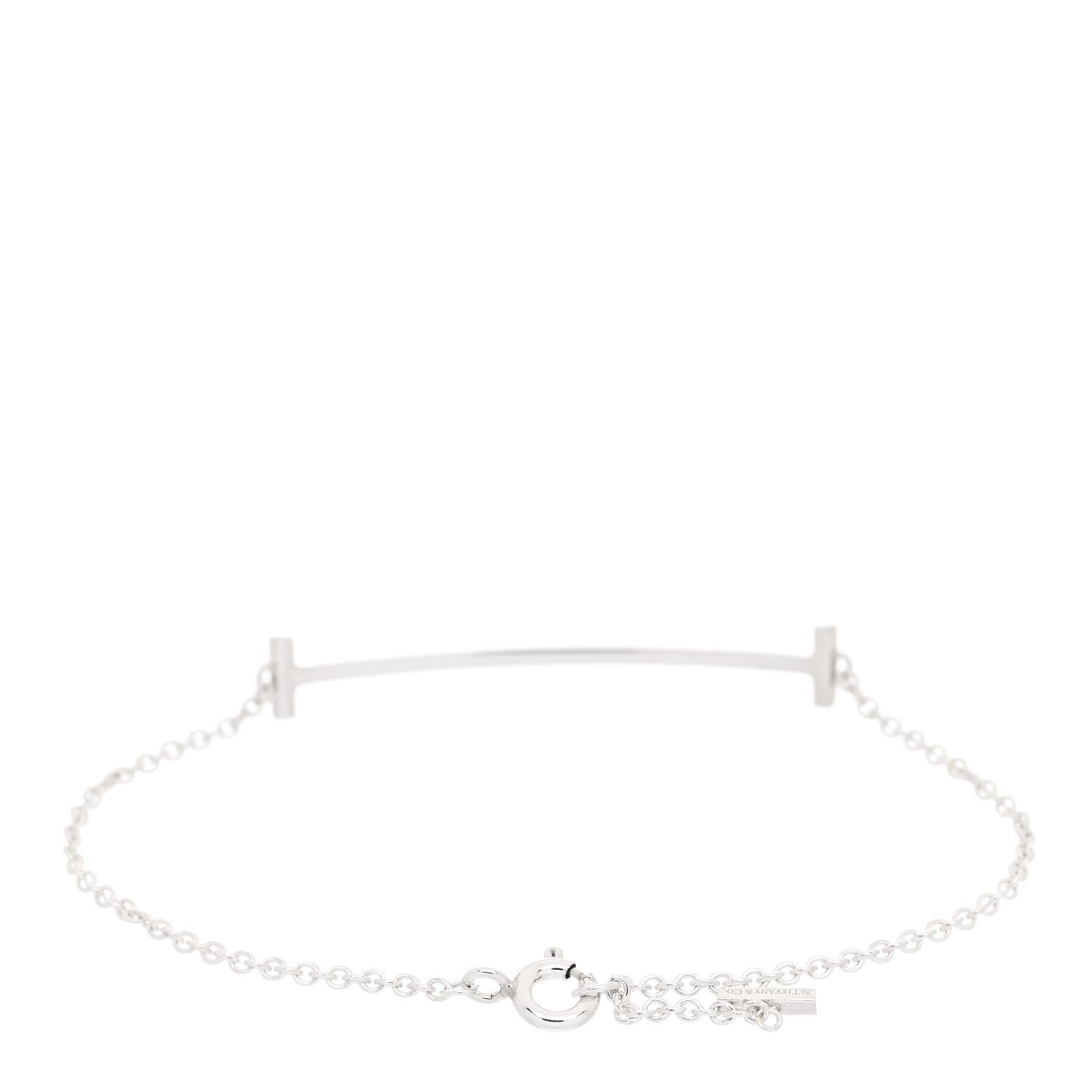 Tiffany Sterling Silver T Smile Bracelet 2 of 4