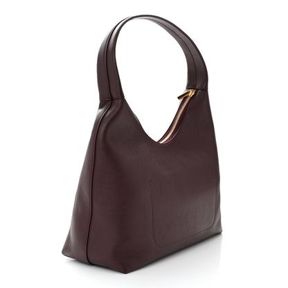 Mansur Gavriel Calfskin Maxi Candy Hobo Bag Plum 3 of 11