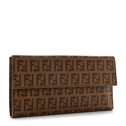 Fendi Zucchino Forever Continental Wallet Nocciola 3 of 7