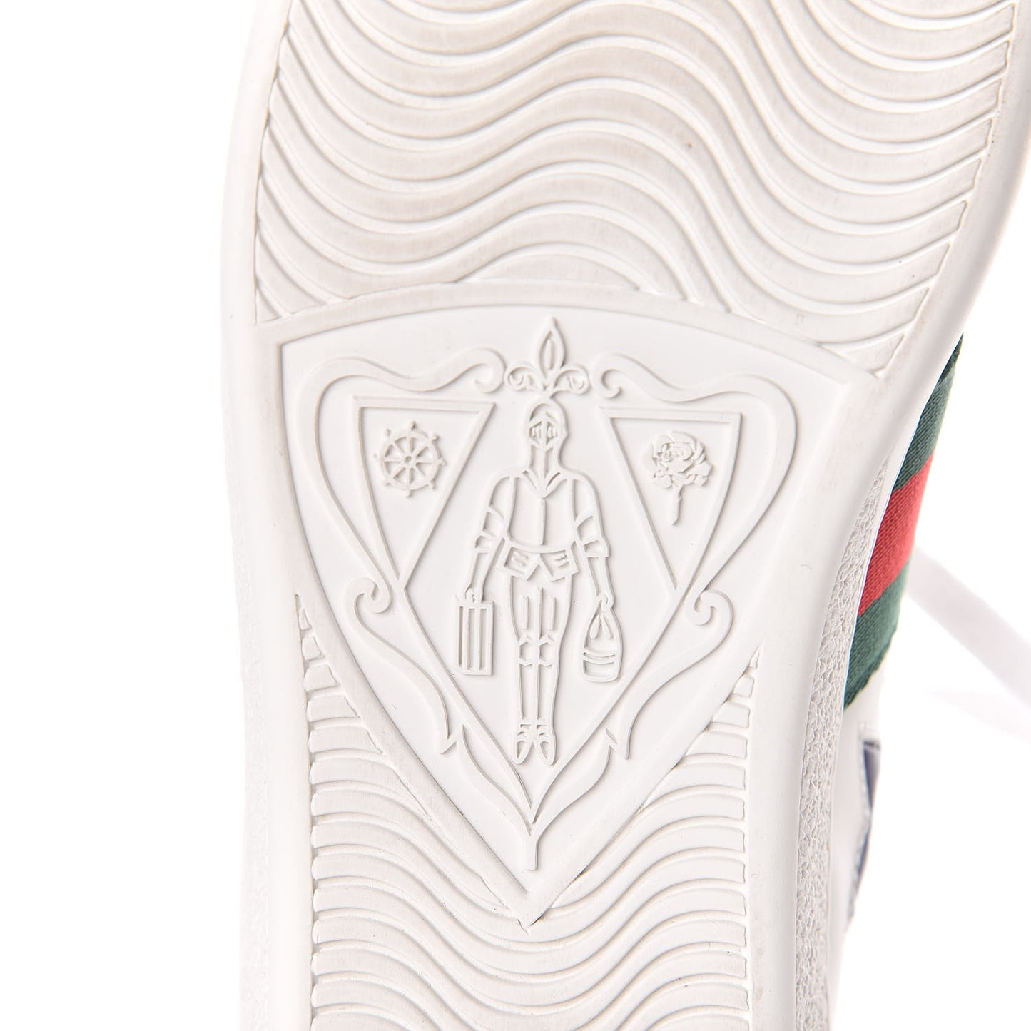 Calfskin Ayers Web Star Embroidered Womens Ace Sneakers 36 White Multi