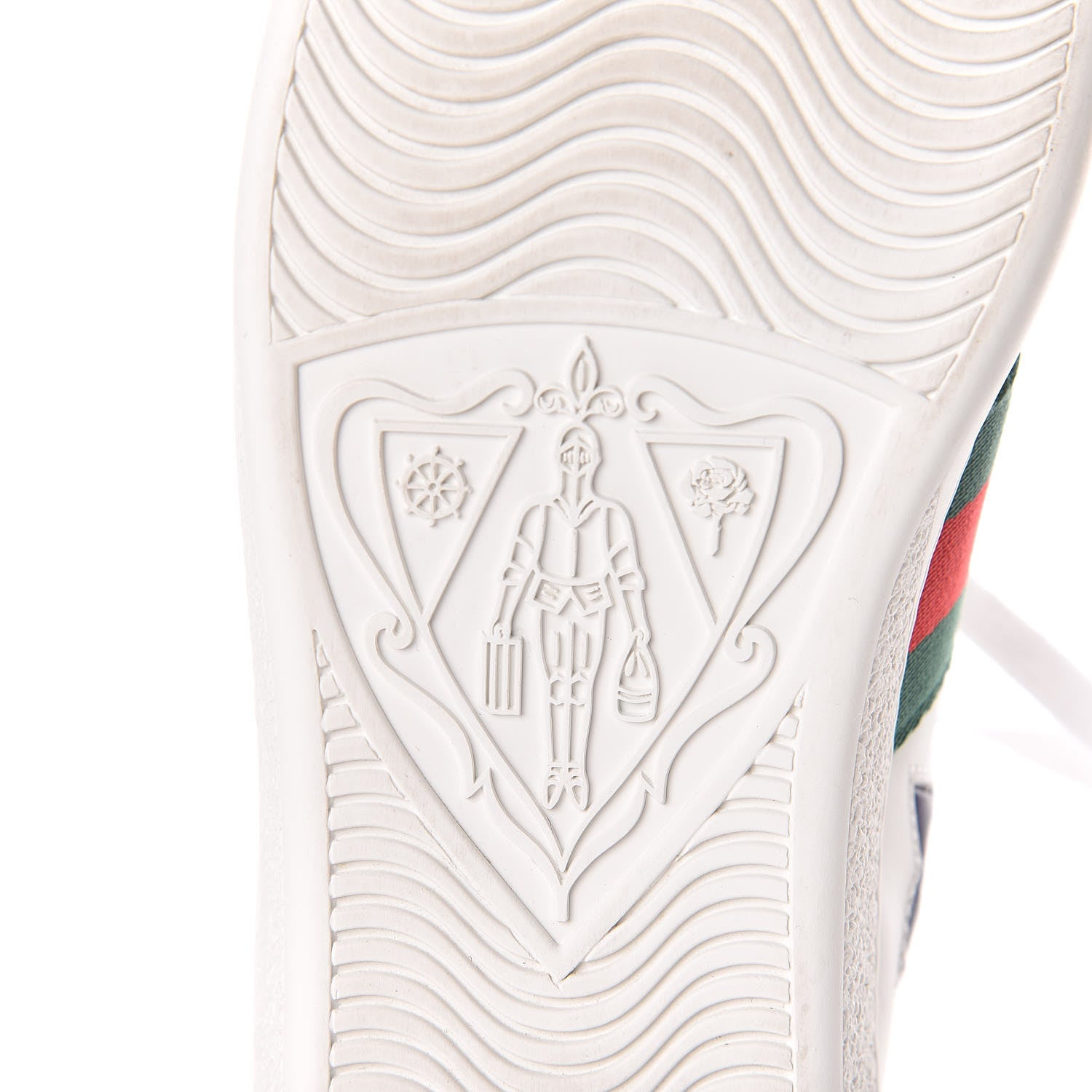 Gucci Calfskin Ayers Web Star Embroidered Womens Ace Sneakers 36 White Multi 8 of 11