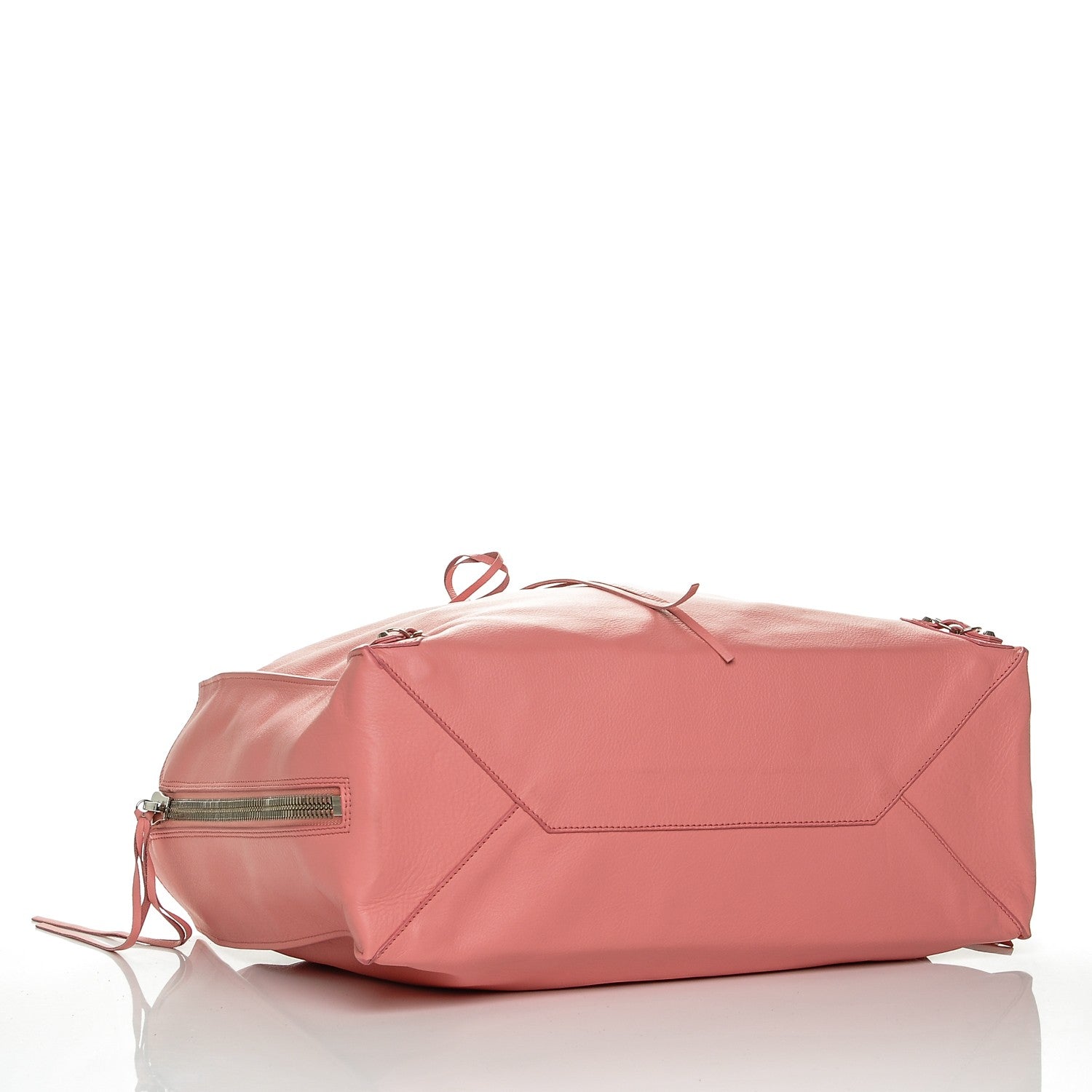 Balenciaga Veau Papier A4 Zip Around Tote Rose Flamingo 4 of 6