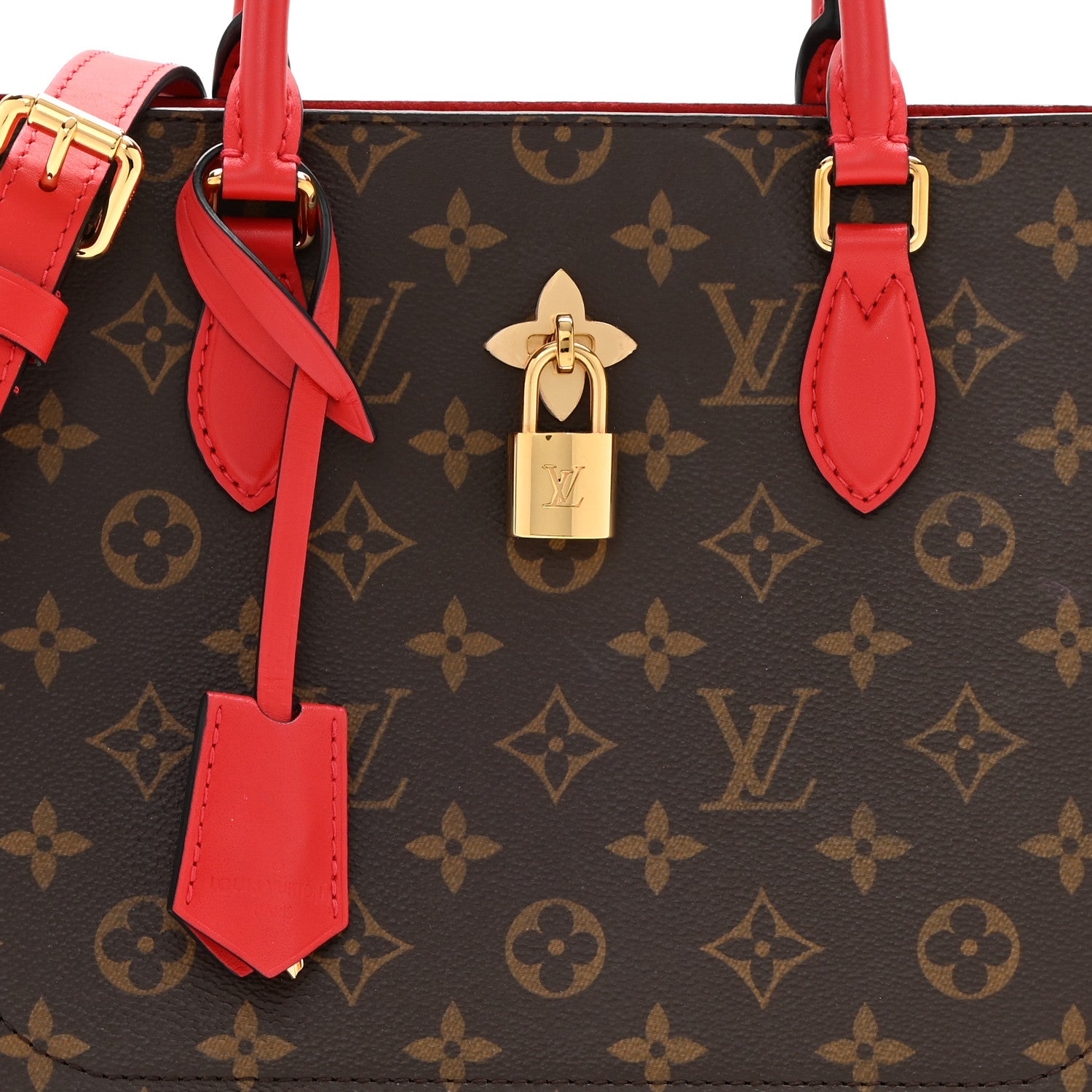 Louis Vuitton Monogram Flower Tote Coquelicot 8 of 10