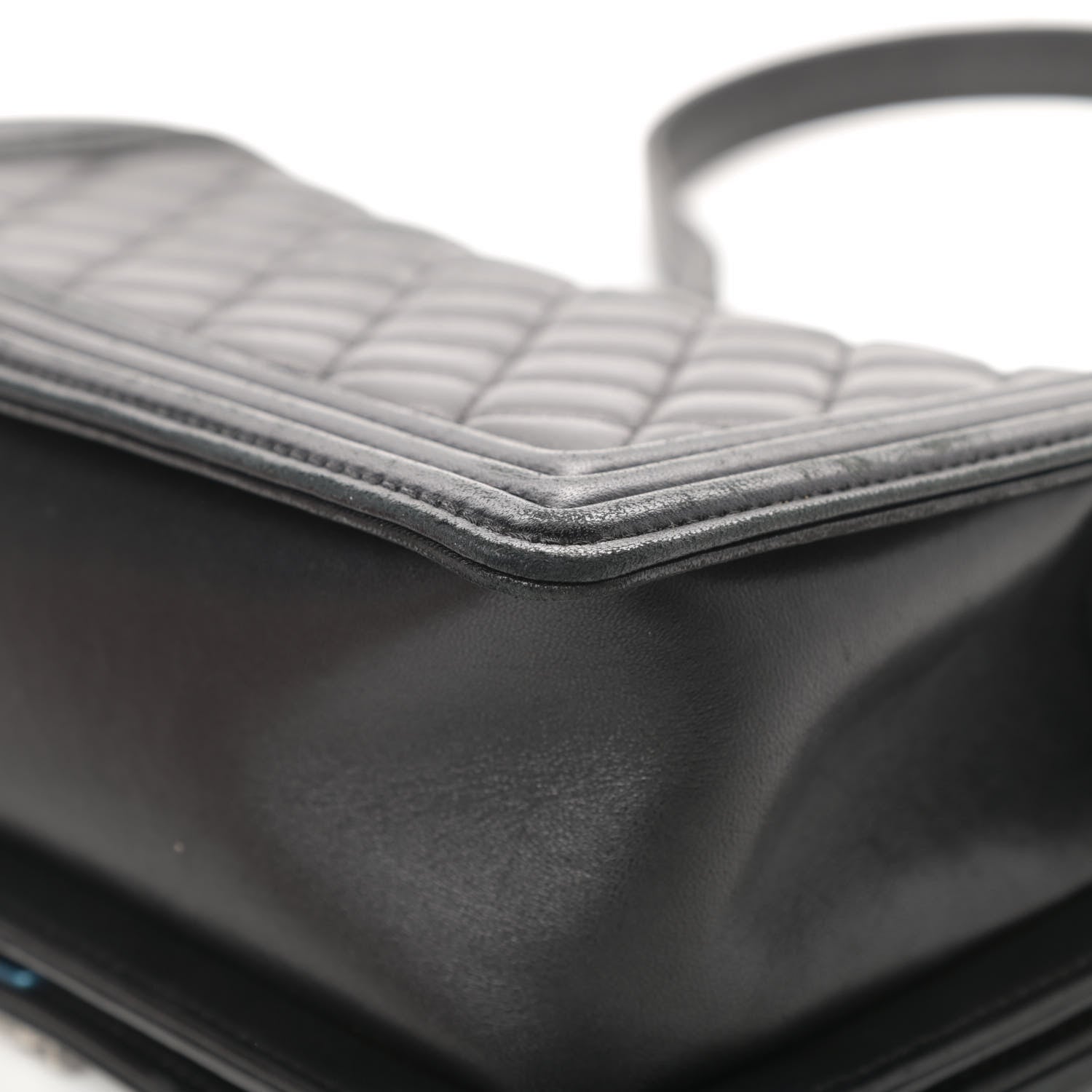 Chanel Lambskin Quilted Medium Boy Flap Black 11 of 19