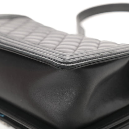 Chanel Lambskin Quilted Medium Boy Flap Black 11 of 19