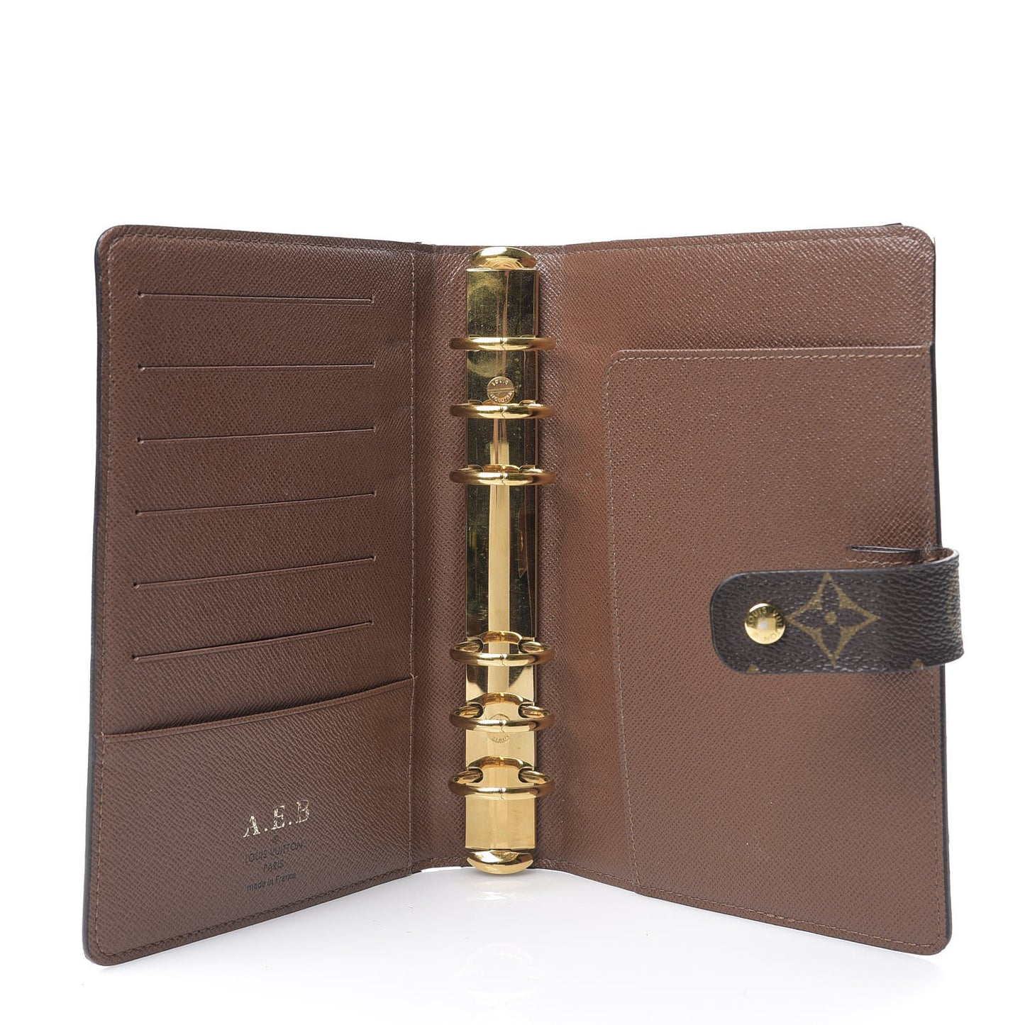 Monogram Medium Ring Agenda Cover