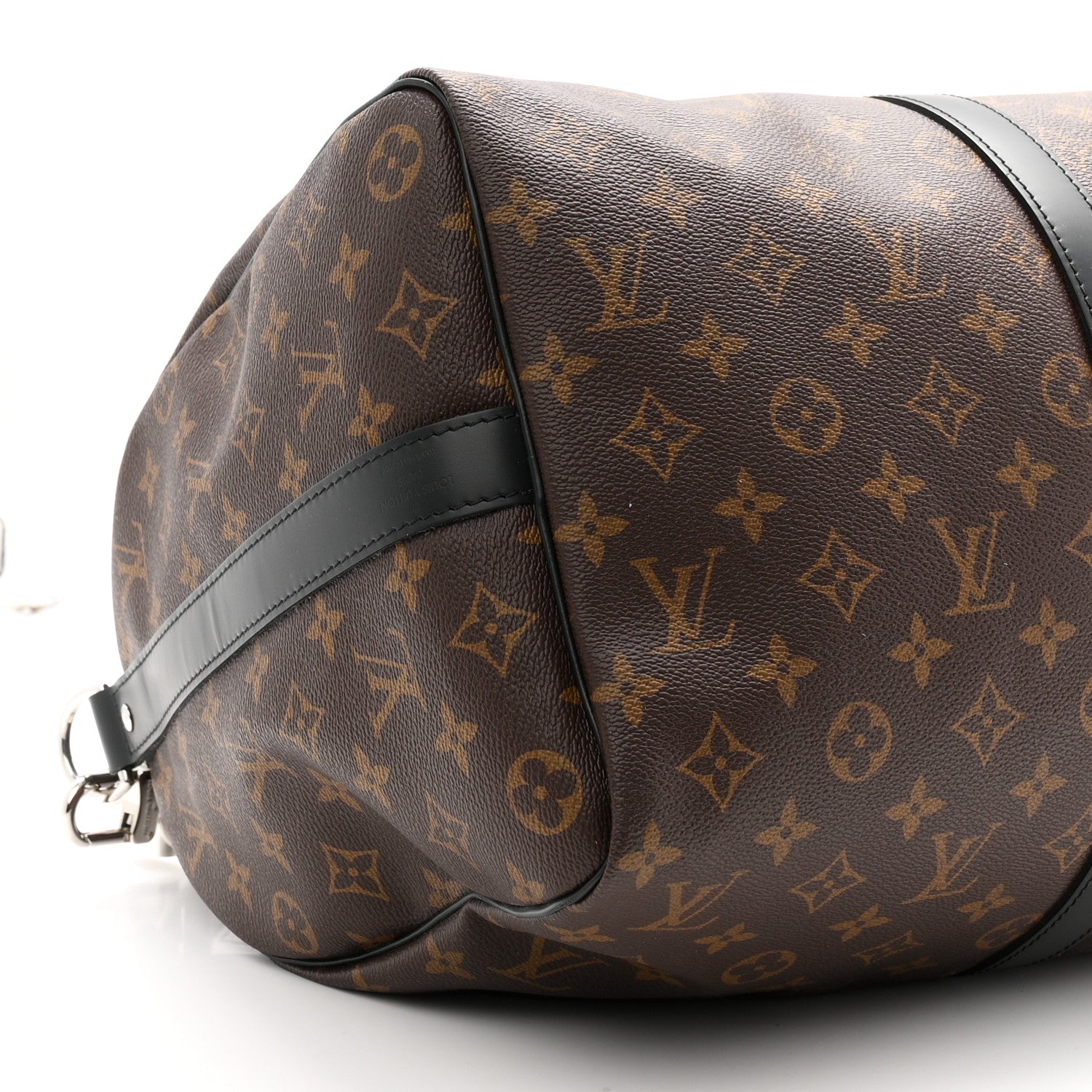Louis Vuitton Monogram Macassar Keepall Bandouliere 45 12 of 21