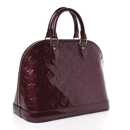 Louis Vuitton Vernis Alma PM Amarante 3 of 9