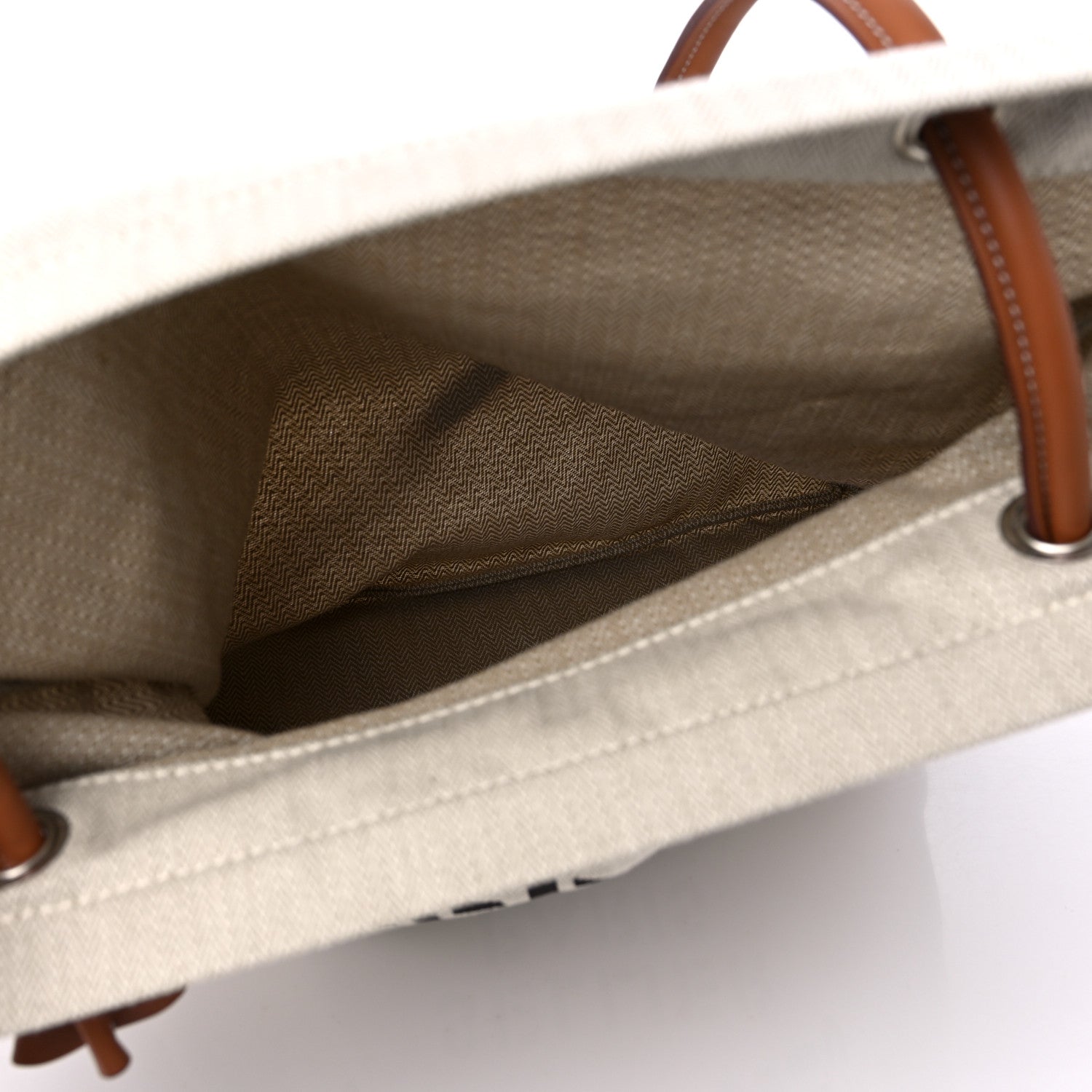 Hermes Canvas Swift Aline Grooming Bag Gold 5 of 8