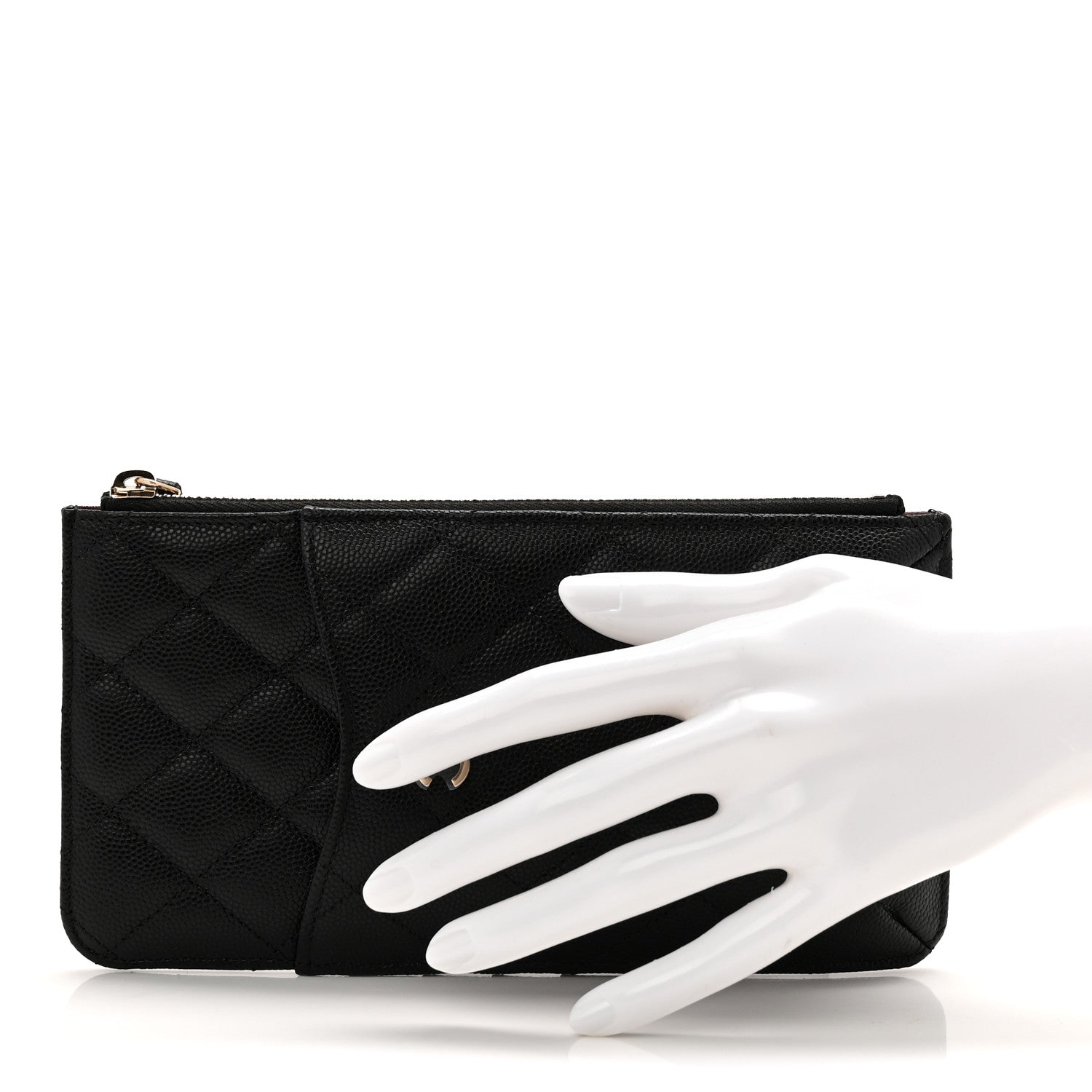 Chanel Caviar Quilted Classic iPhone Pouch Black 2 of 8