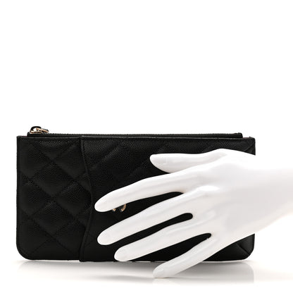 Chanel Caviar Quilted Classic iPhone Pouch Black 2 of 8