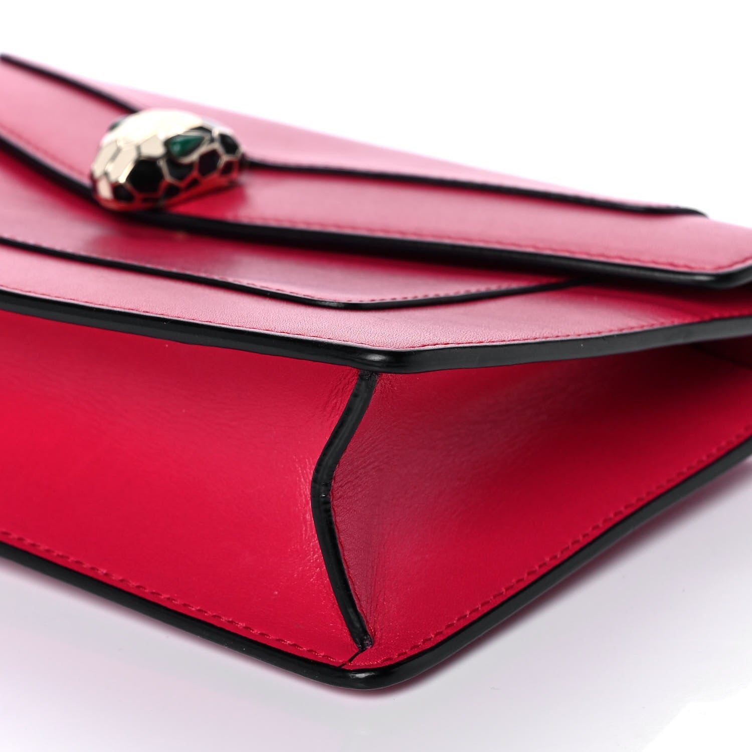 Bulgari Calfskin Serpenti Forever Crossbody Bag Ruby Red 12 of 12