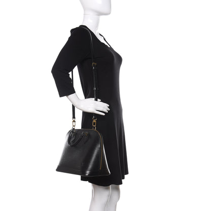 Louis Vuitton Epi Alma PM Black 2 of 18