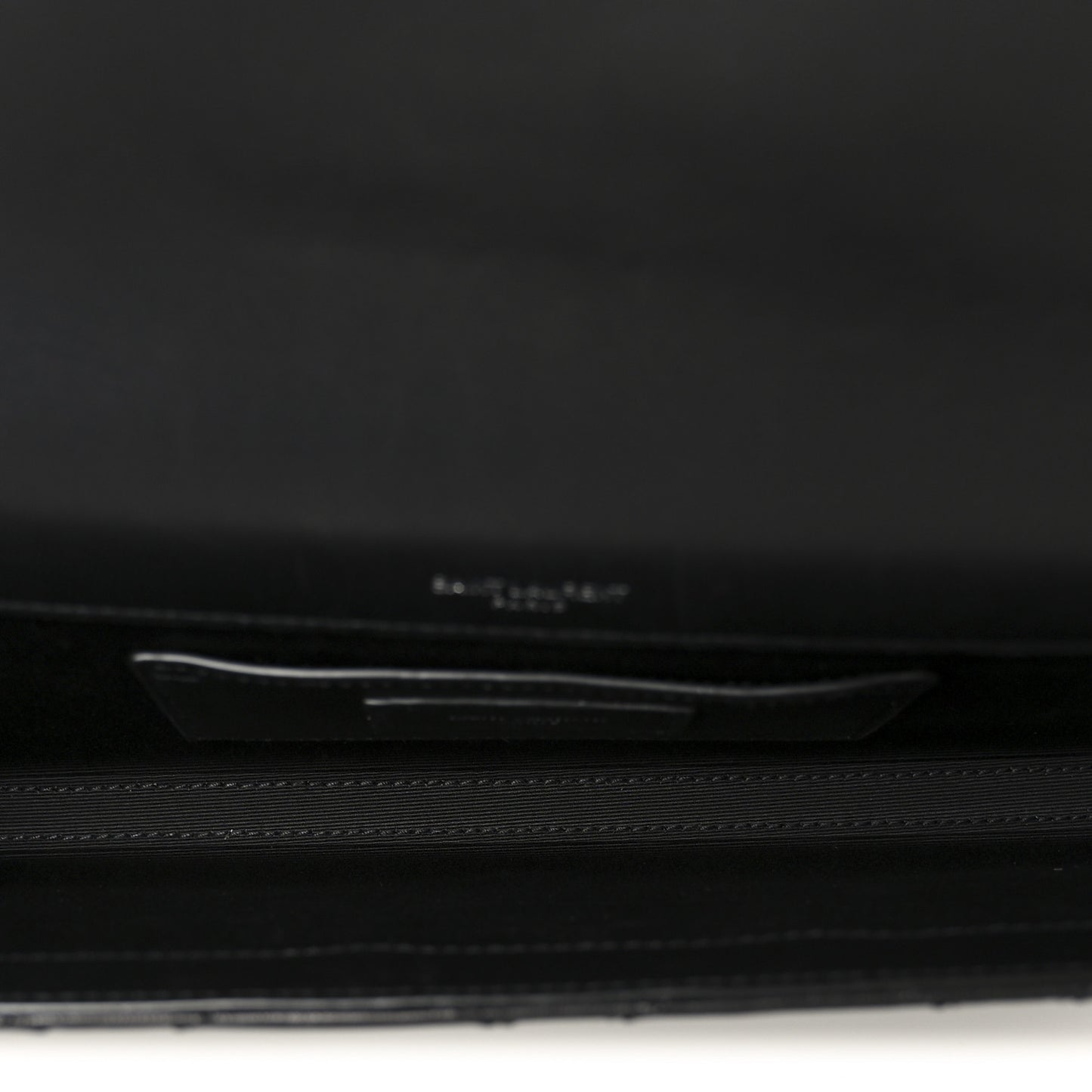 Lambskin Quilted Kate Clutch Black