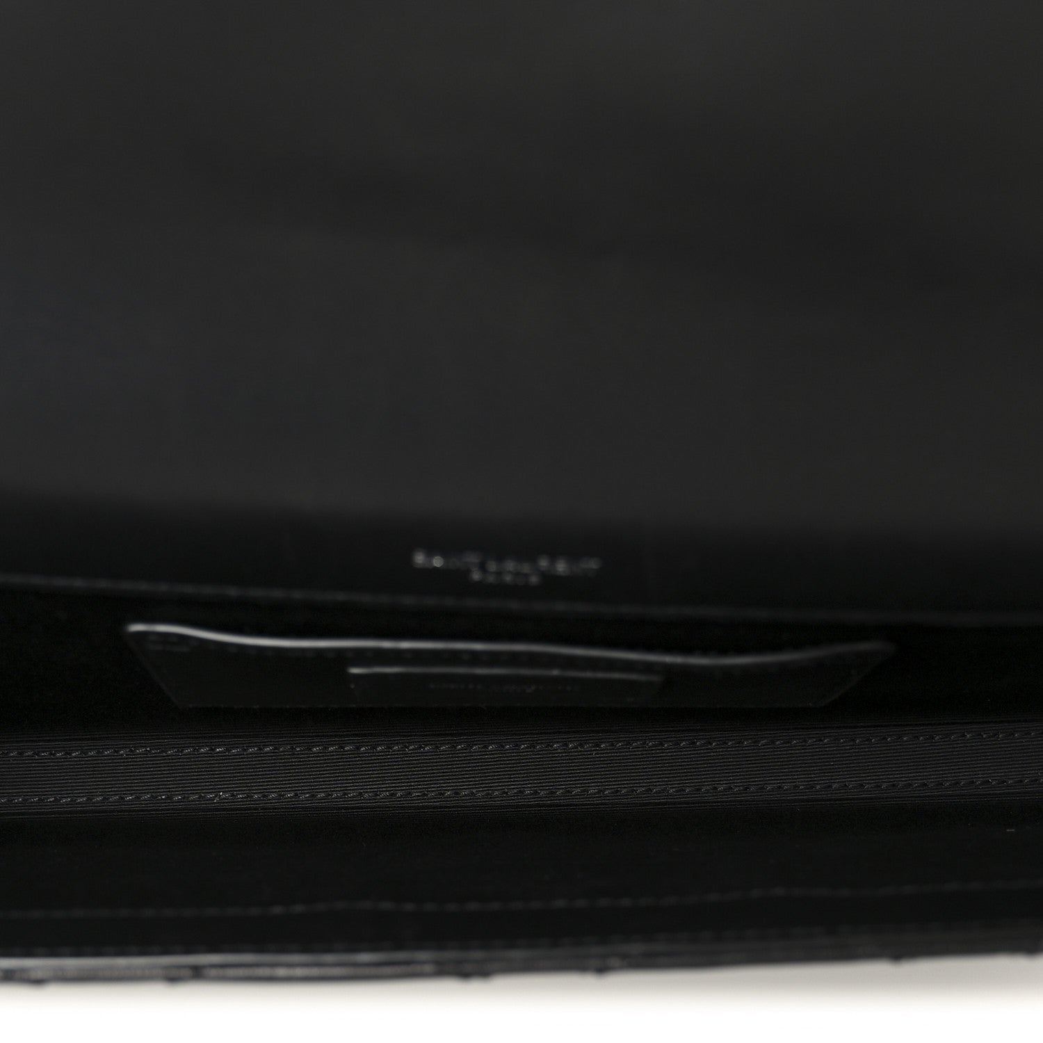 Saint Laurent Lambskin Quilted Kate Clutch Black 5 of 9