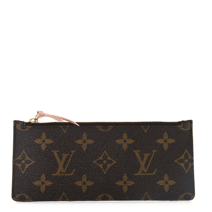 Louis Vuitton Monogram Josephine Wallet Zippered Insert Rose Ballerine 1 of 7