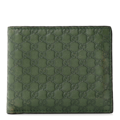 Gucci Microguccissima Bi-Fold Wallet Marsh 1 of 10