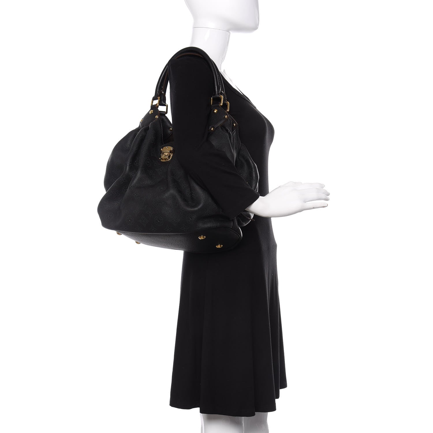 Louis Vuitton Mahina L Black 2 of 10