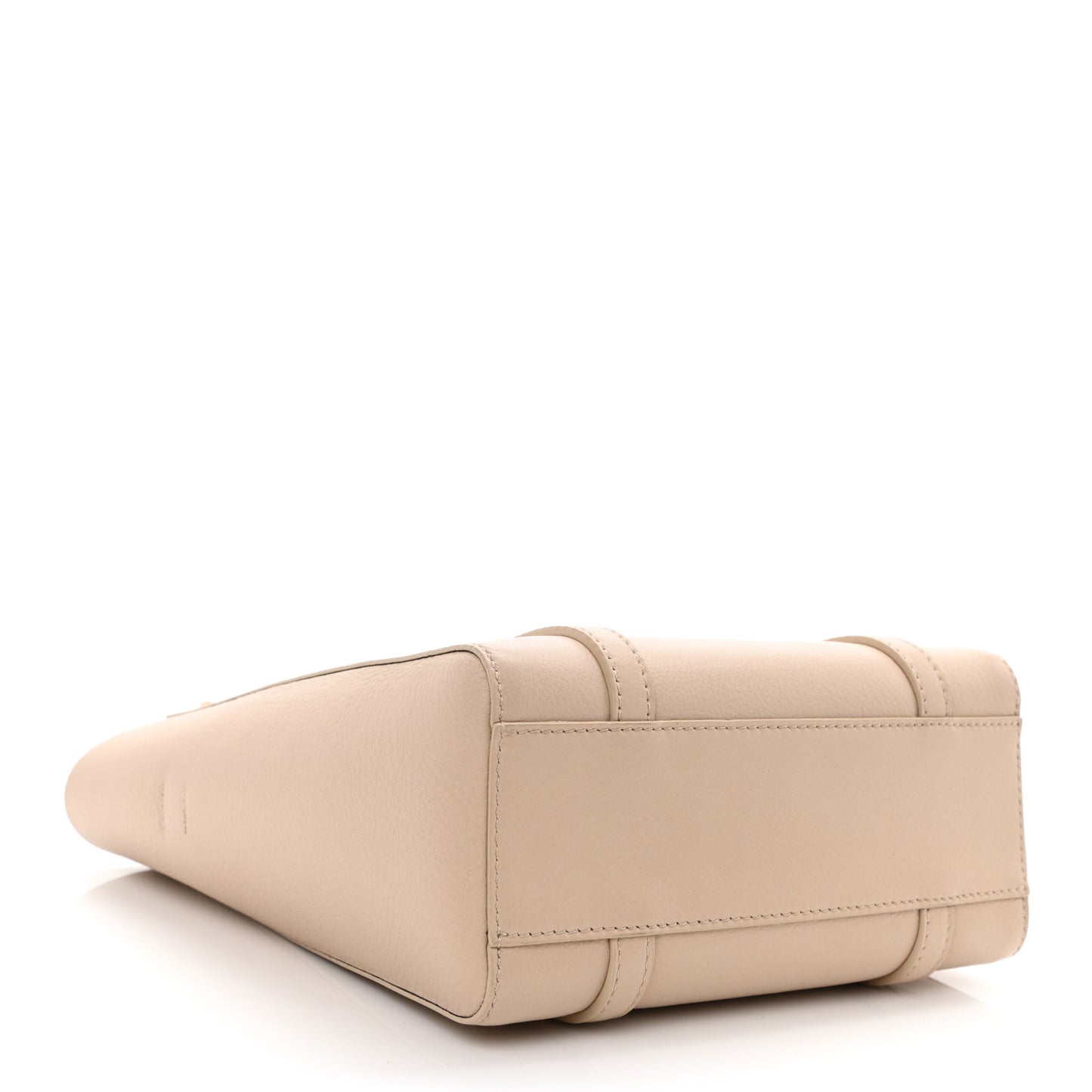 Smooth Calfskin Logo XXS Everyday Tote Light Beige Black