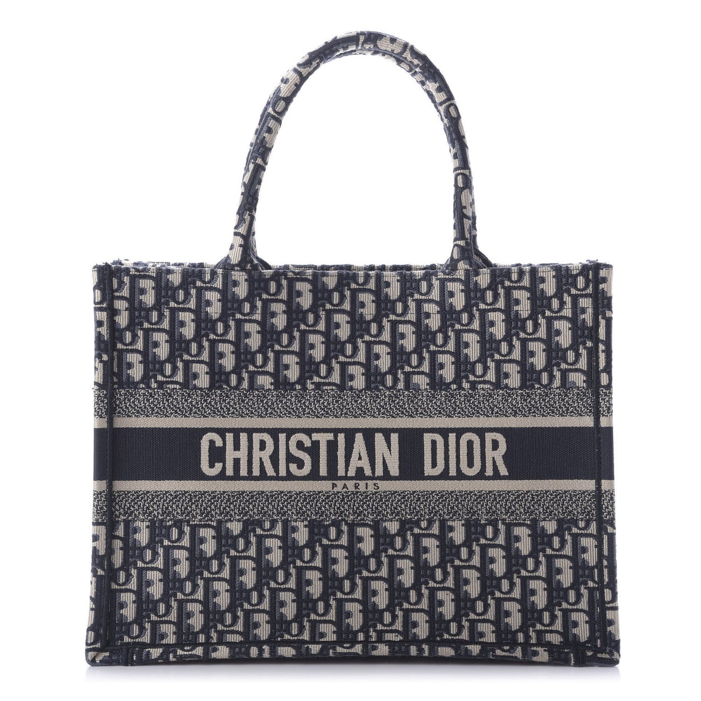 Oblique Medium Book Tote Blue Multicolor